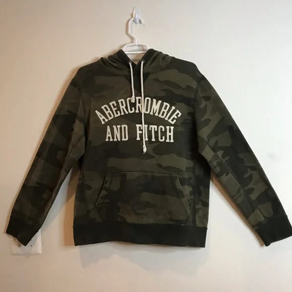 Abercrombie Fitch Tops Abercrombie Fitch Camo Hoodie Poshmark